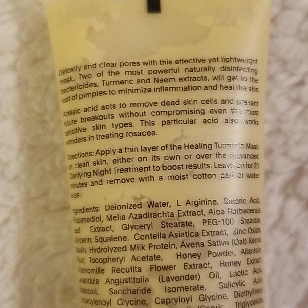 4/25 bundle item. Apto Healing Tumeric Mask - Picture 3 of 4
